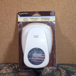 Recollections Giant Circle Lever Scrapbooking Punch